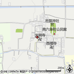 奈良県天理市南六条町500周辺の地図