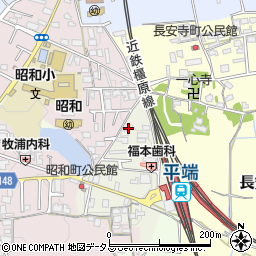 奈良県大和郡山市昭和町107-1周辺の地図