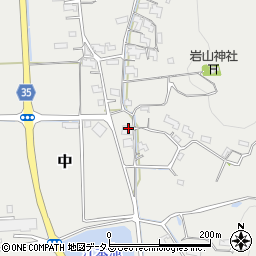 岡山県小田郡矢掛町中457-1周辺の地図