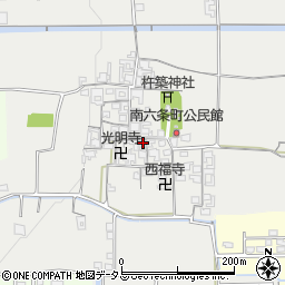 奈良県天理市南六条町497周辺の地図