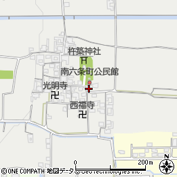 奈良県天理市南六条町373周辺の地図