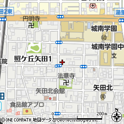 矢田ドライクリーニング周辺の地図