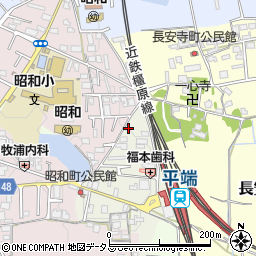 奈良県大和郡山市昭和町107周辺の地図