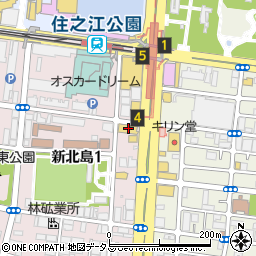 マツモトキヨシ住之江公園駅前店周辺の地図