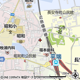 奈良県大和郡山市昭和町107-4周辺の地図