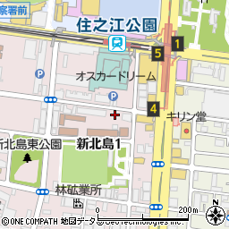 リパーク住之江公園駅前駐車場周辺の地図