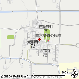 奈良県天理市南六条町371周辺の地図
