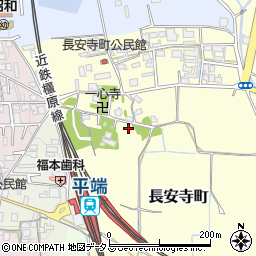 奈良県大和郡山市長安寺町407周辺の地図