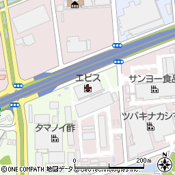エビス奈良工場周辺の地図