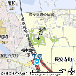 奈良県大和郡山市長安寺町25周辺の地図