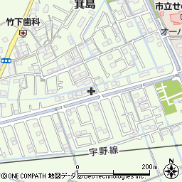 岡山県岡山市南区箕島964-1周辺の地図