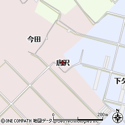 愛知県田原市堀切町唐沢周辺の地図