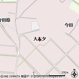 愛知県田原市堀切町（大左夕）周辺の地図