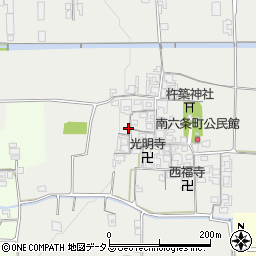 奈良県天理市南六条町357周辺の地図