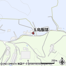 岡山県倉敷市玉島服部3782-1周辺の地図