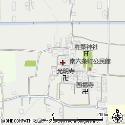 奈良県天理市南六条町363周辺の地図