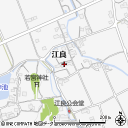 岡山県小田郡矢掛町江良977周辺の地図