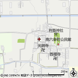 奈良県天理市南六条町362周辺の地図