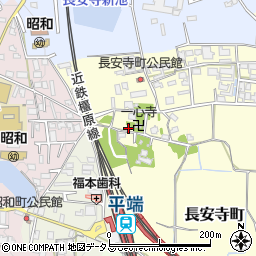 奈良県大和郡山市長安寺町384周辺の地図
