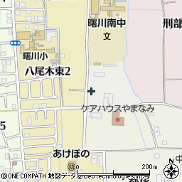 大阪府八尾市八尾木123周辺の地図
