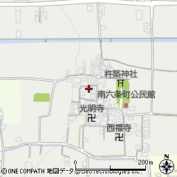 奈良県天理市南六条町351周辺の地図