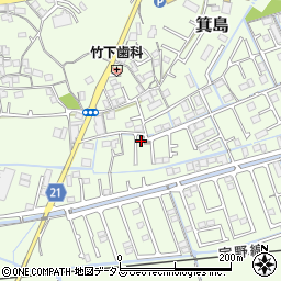 岡山県岡山市南区箕島993-3周辺の地図
