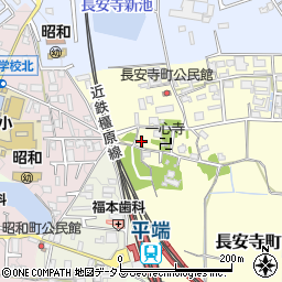 奈良県大和郡山市長安寺町388周辺の地図