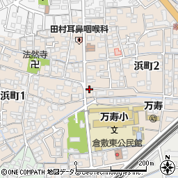 岡山県倉敷市浜町周辺の地図