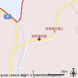 新馬場田橋周辺の地図