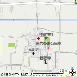 奈良県天理市南六条町368周辺の地図