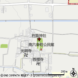 奈良県天理市南六条町374周辺の地図
