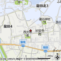 北六番自治会集会所周辺の地図