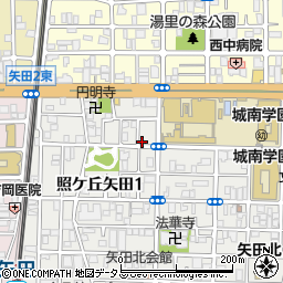 ＊大阪市東住吉区照ケ丘矢田1丁目19[出野]駐車場周辺の地図