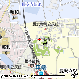 奈良県大和郡山市長安寺町389-1周辺の地図
