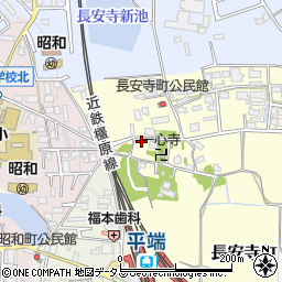 奈良県大和郡山市長安寺町389-1周辺の地図