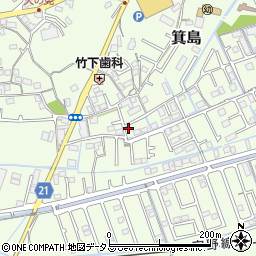 岡山県岡山市南区箕島1000-10周辺の地図
