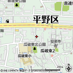藤川加工所周辺の地図
