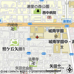 大阪市立矢田北小学校周辺の地図