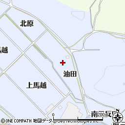 愛知県田原市小塩津町油田周辺の地図