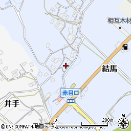 三重県名張市結馬264周辺の地図