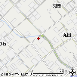 愛知県田原市若見町丸出周辺の地図