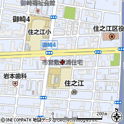 市営敷津浦住宅１号棟周辺の地図