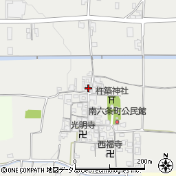 奈良県天理市南六条町297周辺の地図