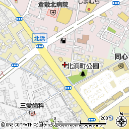 明修塾倉敷本部周辺の地図