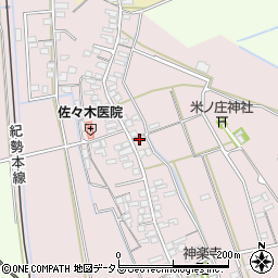 三重県松阪市市場庄町602-2周辺の地図