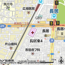 三菱ＵＦＪ銀行関西スーパー長居 ＡＴＭ周辺の地図
