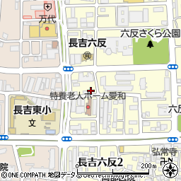 桂屋　六反店周辺の地図