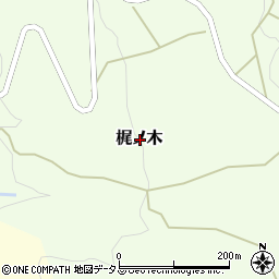 広島県山県郡安芸太田町梶ノ木周辺の地図