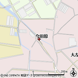 愛知県田原市堀切町今田原周辺の地図