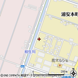 相生川周辺の地図
